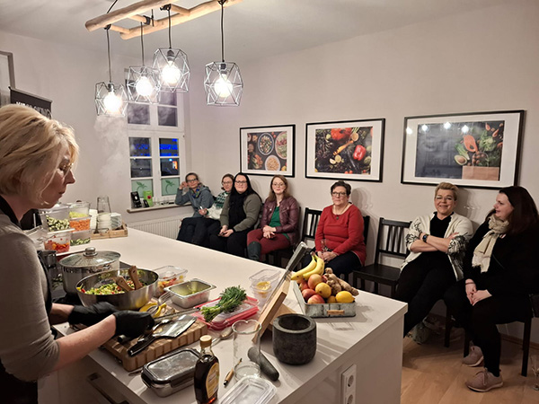 Karin Schaper macht einen Meal-Prep Kurs